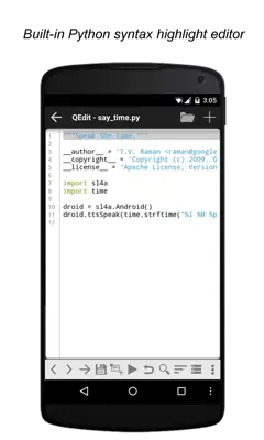 QPython3 android App screenshot 2